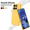 Motorola Edge 60 Stylus Yellow Liquid Silicone Dropproof Phone Case - 3