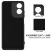 Moto G04S/E14 4G Black Silicone Dropproof Full Coverage Case - 6