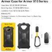 Ulefone Armor X13 Back Clip Phone Case with Carabiner - Black - 7