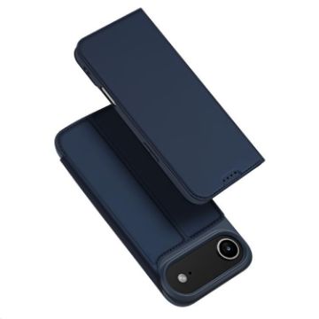 iPhone 17 Air DUX DUCIS Skin Pro Flip Leather Case - Blue - 1