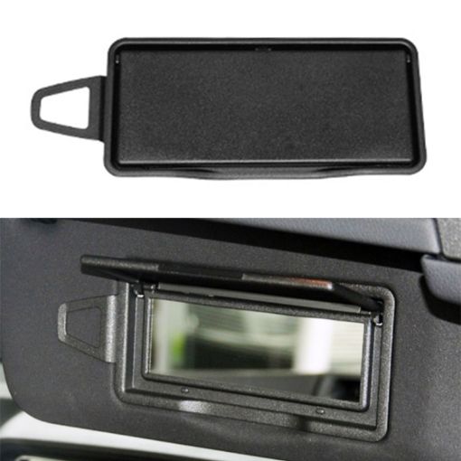 Mercedes Benz W212/W218 Left Driving Car Right Sun Visor Mirror Black - 1