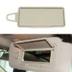 Mercedes Benz W212/W218 Left Drive Sun Visor Mirror Right Side Nut Beige - 1