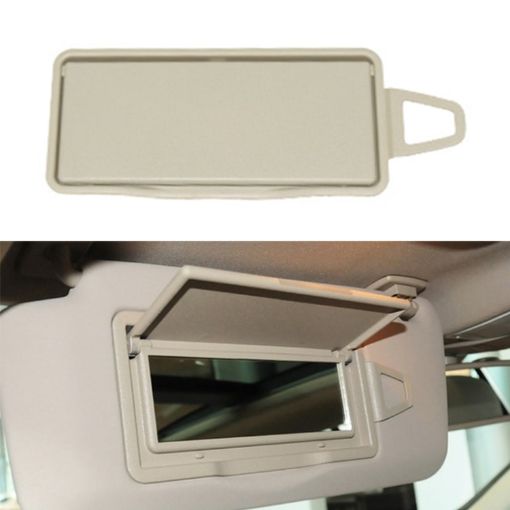 Mercedes Benz W212/W218 Left Sun Visor Makeup Mirror Nut Beige 2128100001 - 1
