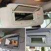 Mercedes Benz W212/W218 Left Sun Visor Makeup Mirror Nut Beige 2128100001 - 7