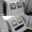Mercedes-Benz CLS W218 Rear Air Conditioner Outlet Panel Black High Version - 6