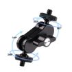 360 Pivot Magic Arm Mount - 1/4" Ball Head Bracket, Black - 5