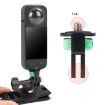 Adjustable 1/4" Screw Metal Action Camera Adapter - Black - 4
