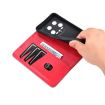 Xiaomi 14 Ultra AZNS Red Magnetic Calf Texture Flip Leather Case - 6