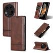 Xiaomi 14 Ultra AZNS Magnetic Flip Leather Case - Dark Brown - 1