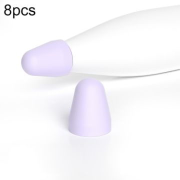 Xiaomi Stylus Pen 2 Silicone Nib Cover Set - 8pcs, Purple, Wear-resistant - 1