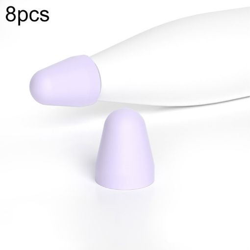 Xiaomi Stylus Pen 2 Silicone Nib Cover Set - 8pcs, Purple, Wear-resistant - 1