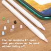 Xiaomi Stylus Pen 2 Silicone Nib Cover Set - 8pcs, Wear-resistant, White - 5