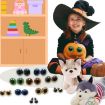 100pcs 9mm Resin Animal Eyes for Plush Toys - Random Colors - 5