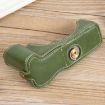 Canon EOS R50 Green PU Leather Camera Half Case Base, 1/4" Thread - 4