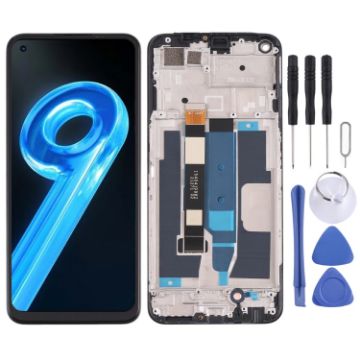 Realme 9 5G RMX3388 OEM LCD Screen Digitizer Assembly with Frame - 1