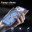 iPhone 17 Pro Transparent Blue MagSafe TPU + PC Case - 3