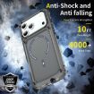iPhone 17 Pro Max Transparent Black MagSafe TPU + PC Case - 6
