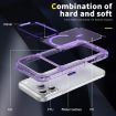 iPhone 17 Pro Max Transparent Purple MagSafe Case TPU + PC Skin Feel - 2