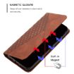 Xiaomi 14 Ultra Brown Magnetic Leather Phone Case - Diamond Splicing Skin Feel - 4