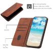 Xiaomi 14 Ultra Brown Magnetic Leather Phone Case - Diamond Splicing Skin Feel - 5