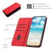 Xiaomi 14 Ultra Red Magnetic Leather Phone Case - Diamond Splicing Skin Feel - 5