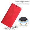 Xiaomi 14 Ultra Red Magnetic Leather Phone Case - Diamond Splicing Skin Feel - 6