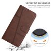 Xiaomi 14 Ultra Brown Leather Phone Case - Calf Texture & Buckle - 6