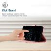 Xiaomi 14 Ultra Rose Gold Leather Phone Case - Calf Texture Buckle - 5