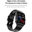 ET540 Smart Watch - 1.91" IP67 Waterproof, ECG & Blood Glucose, Black - 3