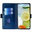 Realme P3 Ultra 5G Leather Phone Case - Blue/Grey Contrast Buckle - 3