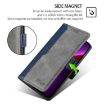 Realme P3 Ultra 5G Leather Phone Case - Blue/Grey Contrast Buckle - 6