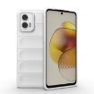 Motorola Moto G73 5G Magic Shield TPU Flannel Case - White - 1