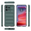 Motorola Edge 50 Pro 5G Dark Green TPU + Flannel Phone Case - 3