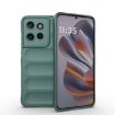 Motorola Edge 50 Neo Magic Shield TPU + Flannel Case - Dark Green - 1