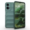 Motorola Moto G35 5G Global Magic Shield TPU Flannel Case Dark Green - 1