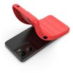 Motorola Moto G05 4G/E15 Red TPU + Flannel Phone Case - Magic Shield - 6