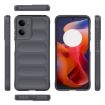 Motorola Moto G05 4G/E15 Dark Grey TPU + Flannel Phone Case - 3