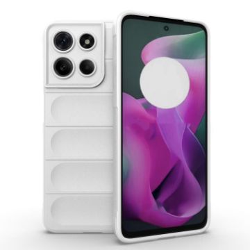Motorola Moto G15 4G Global Magic Shield TPU Flannel Case White - 1