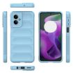 Moto G55 5G Global Magic Shield TPU Flannel Case Light Blue - 3