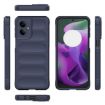 Motorola Moto G55 5G Global Magic Shield TPU Flannel Case Dark Blue - 3