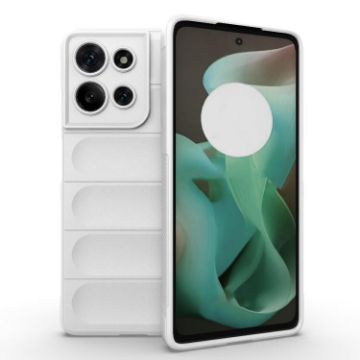 Motorola Moto G75 5G Global Magic Shield TPU Flannel Case White - 1