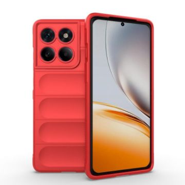 Motorola Edge 60 Pro 5G Red Magic Shield TPU Flannel Phone Case - 1