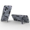 Realme C53 4G Punk Armor Phone Case with Holder - Grey, PC + TPU - 4