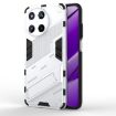 Realme 11 4G Global Punk Armor PC + TPU Phone Case with Holder White - 1