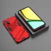 Realme C67 4G Global Punk Armor Phone Case with Holder - Red - 2