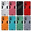 Realme C67 4G Global Punk Armor Phone Case with Holder - Orange - 6