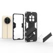 Realme 12+ 5G Punk Armor Phone Case with Holder - Black PC + TPU - 4