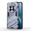 Realme 12 Pro 5G Grey Punk Armor PC + TPU Case with Holder - 1