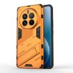 Realme 12 Pro 5G Punk Armor Phone Case with Holder - Orange - 1