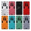 Realme 12 Pro 5G Punk Armor PC + TPU Phone Case with Holder - Blue - 7